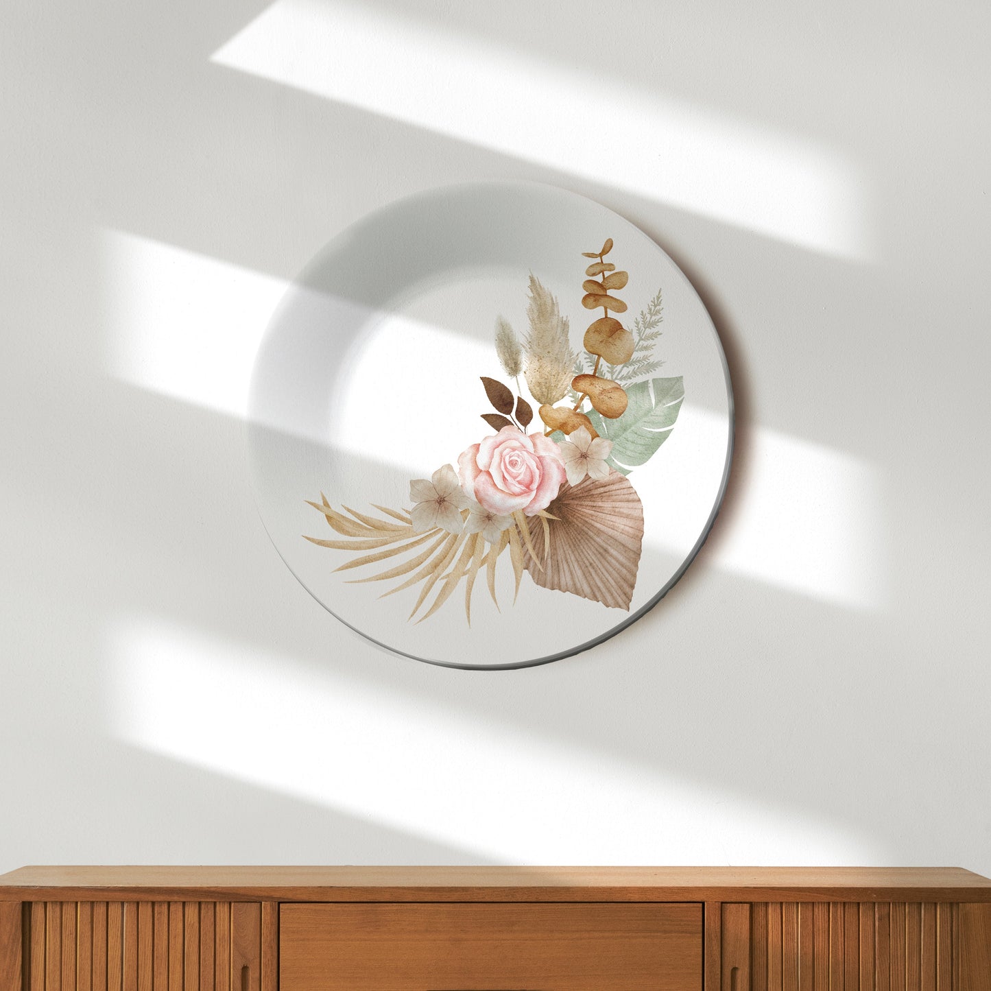 Bohemian Bouquet Decorative Wall Plate