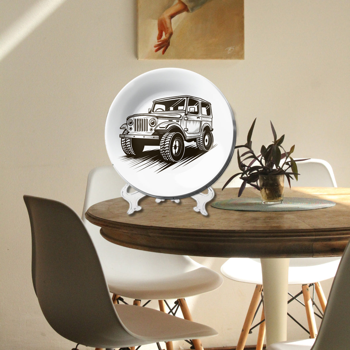 Rugged Adventure Jeep Decorative Wall Plate