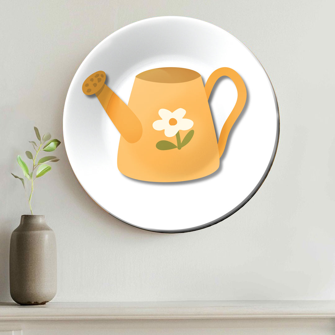 Watering Can Garden Decor Decorative Wall Plate