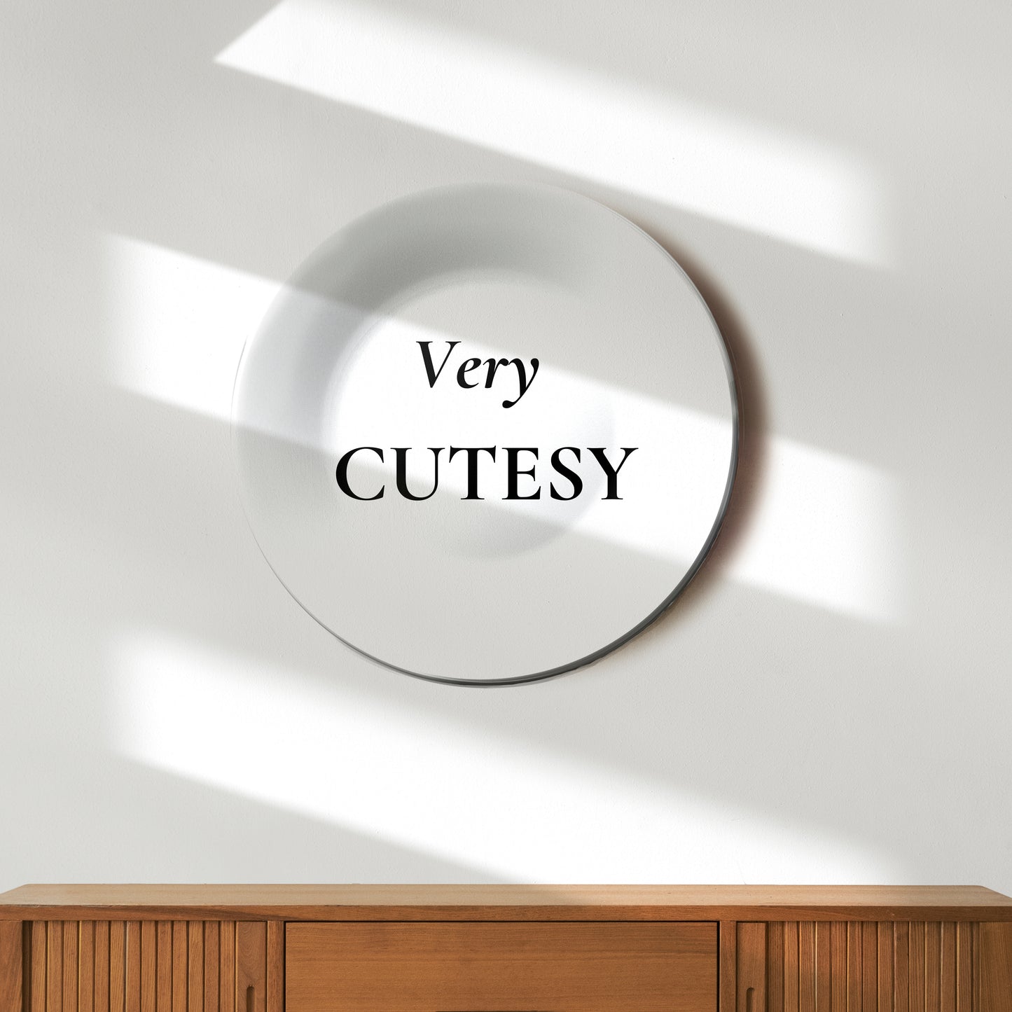 Very Cutesy Decorative Wall Plate