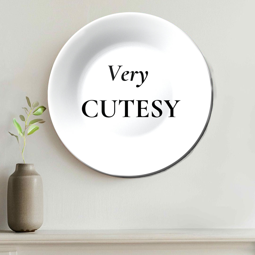 Very Cutesy Decorative Wall Plate