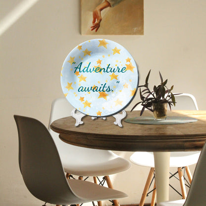 Adventures Await Decorative Wall Plate