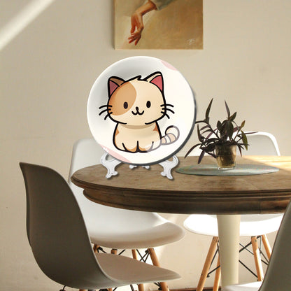 Kitty Cat Cute Decorative Wall Plate