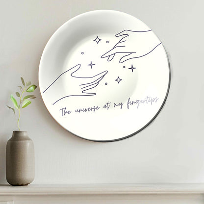 Universe Love Decorative Wall Plate