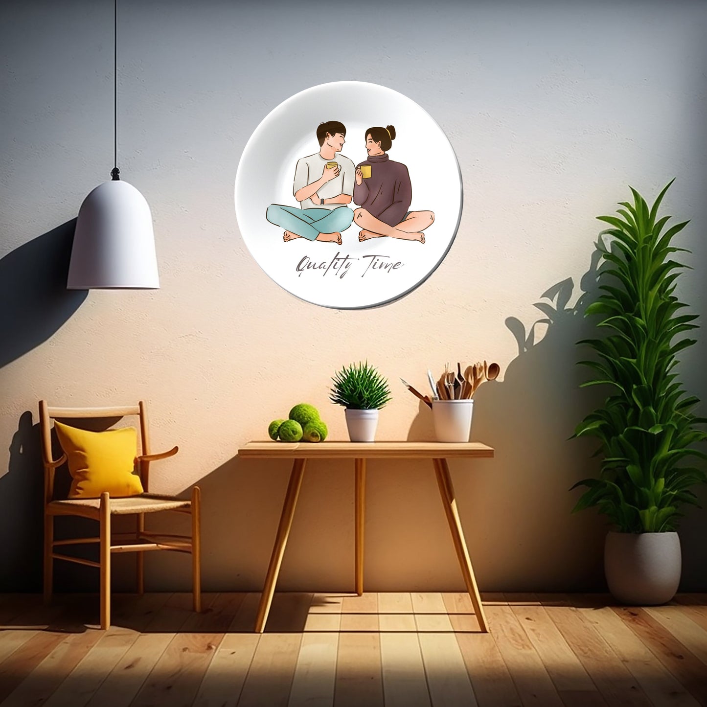 Quality Time Cafe, Kitchen and Home Decor Wall Plate