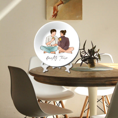 Quality Time Cafe, Kitchen and Home Decor Wall Plate