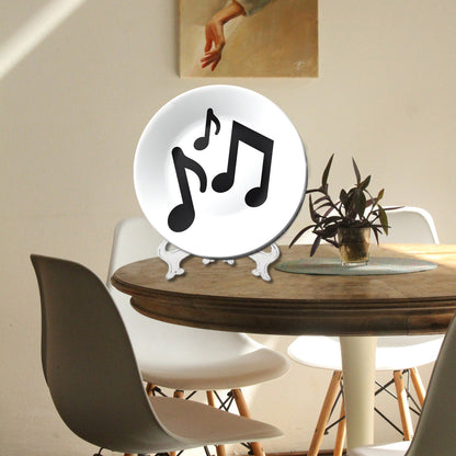 Music Note Home and Studio Decorative Wall Plate