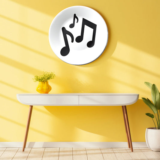 Music Note Home and Studio Decorative Wall Plate