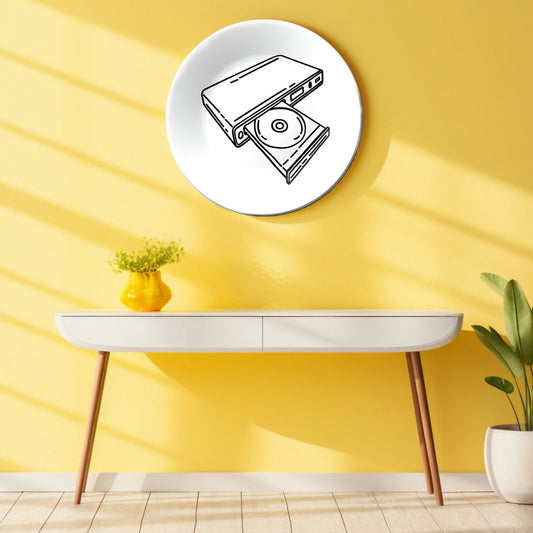 DVD Player Vintage Home Decor Wall Plate