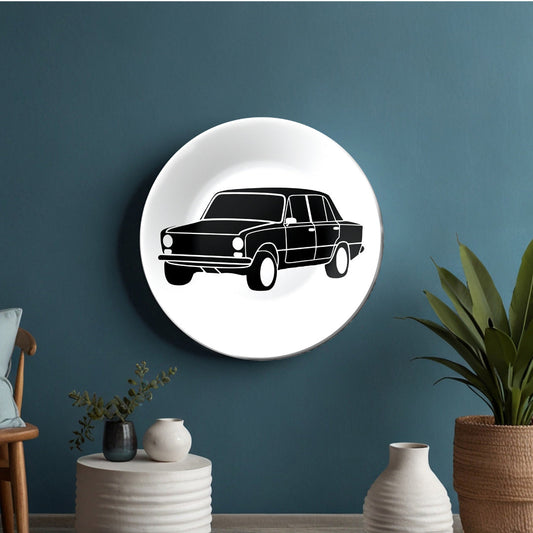 Vinatge Classic Car Ceramic Wall Plate