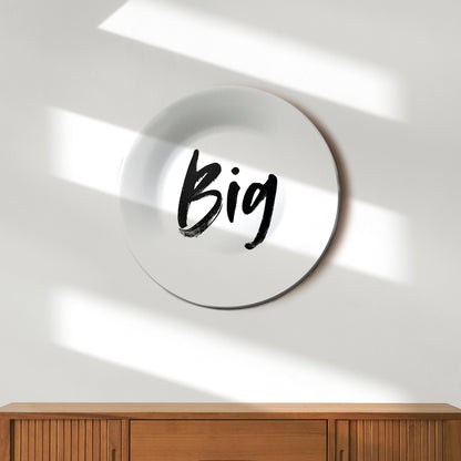 Big Quote Home Decor Ceramic Wall Plate