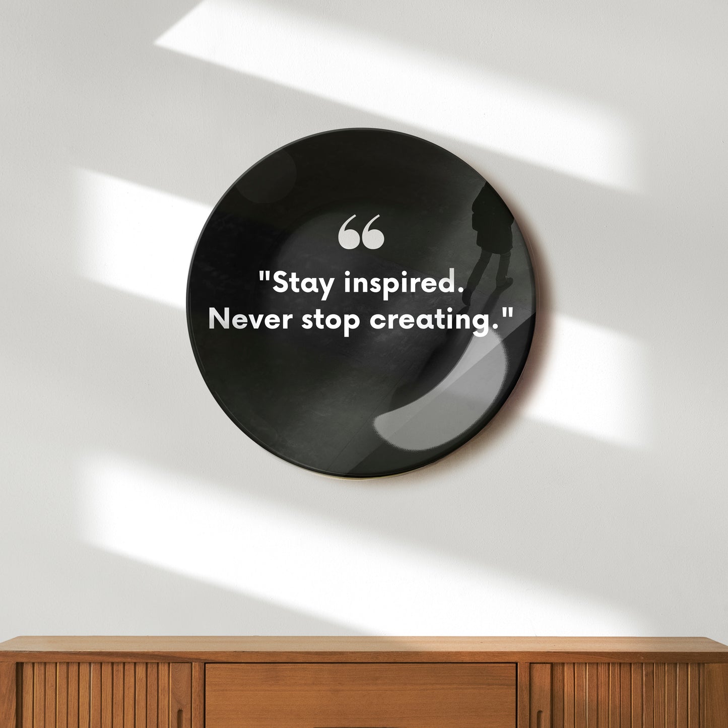 Set of 3 Powerful Motivational Quotes Wall Plates