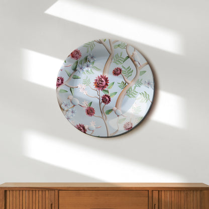 Dreamy Petals Home Decor Ceramic Wall Plate