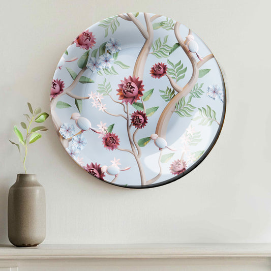 Dreamy Petals Home Decor Ceramic Wall Plate