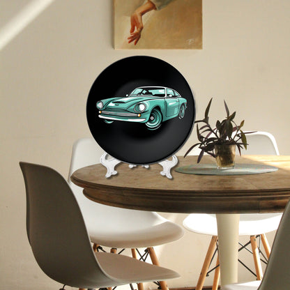 Aston Martin Comic Art Ceramic Decorative Wall Plate