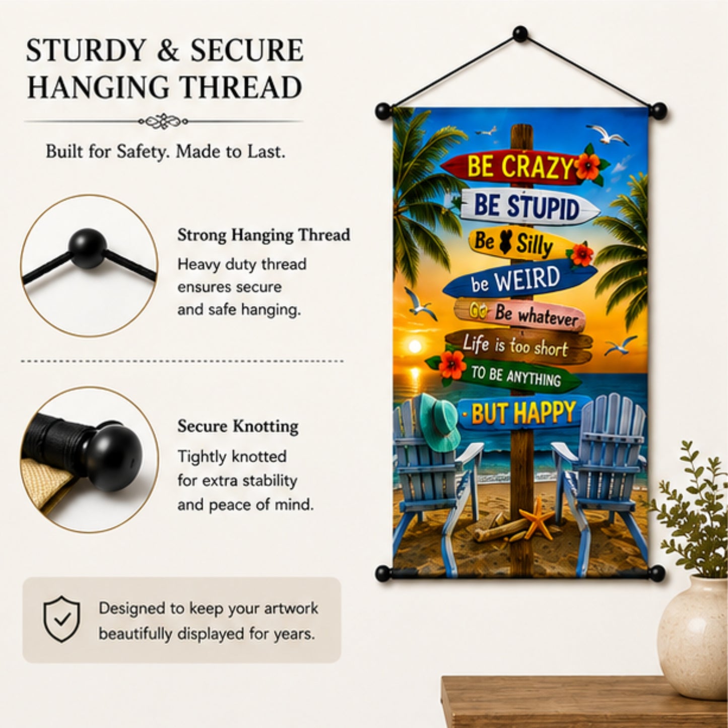Beach Wall Hanging Tapestry For House Décor & Gift