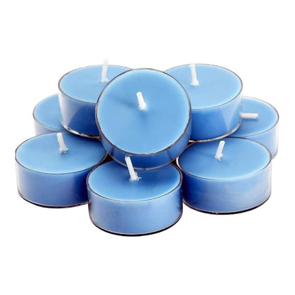 Set of 12, 100% Soy Wax Handcrafted Large Tealight Candles