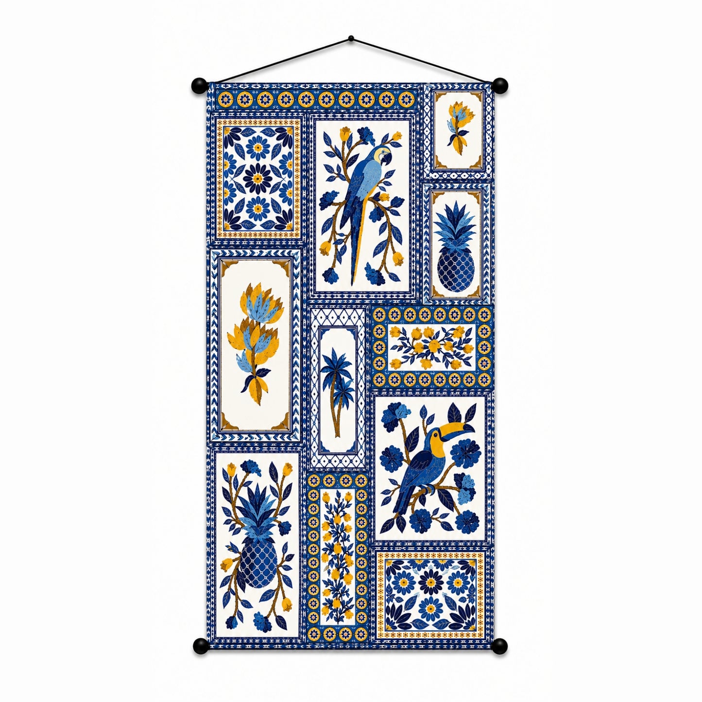 Adorvue Tropical Tapestry Wall Hanging for Living Room & Bedroom