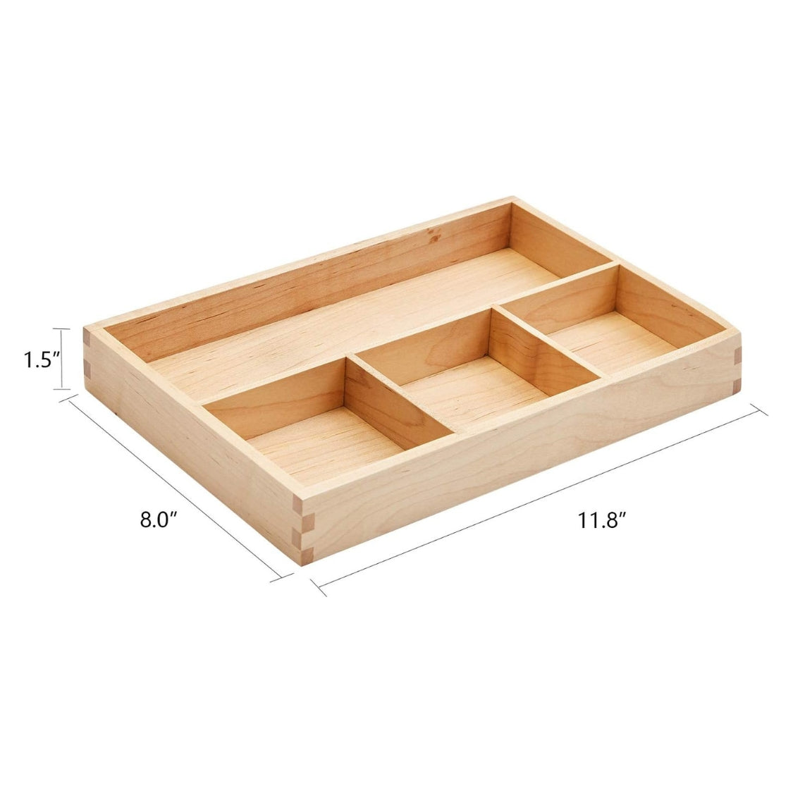 Solid Wood Desk & Drawer Organizer Tray
