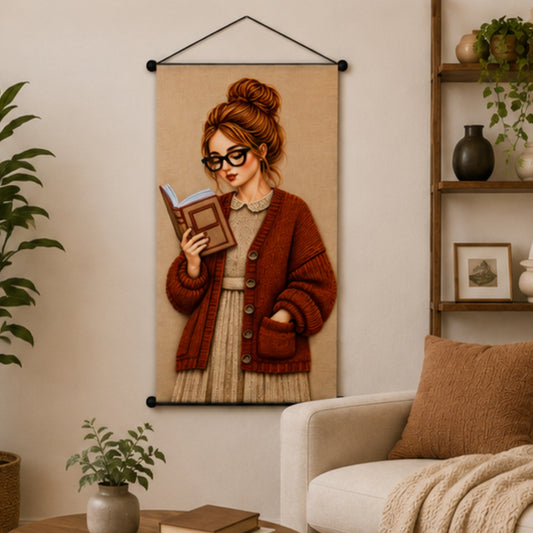 Aesthetic Girl Tapestry Wall Hanging for Bedroom & Living Room