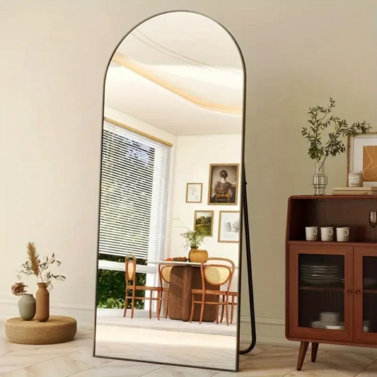 Arched Full Length Floor and Wall Mirror 21 X  64 Inches