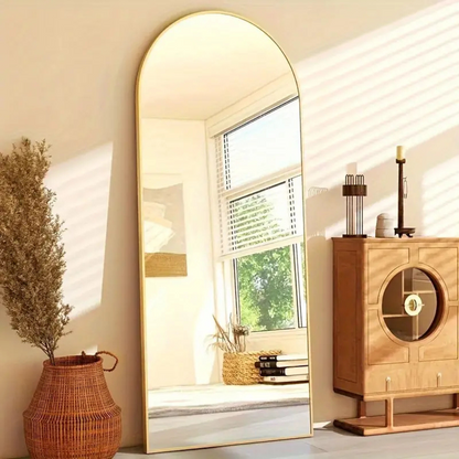 Arched Full Length Floor and Wall Mirror 21 X  64 Inches