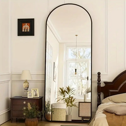 Arched Full Length Floor and Wall Mirror 21 X  64 Inches