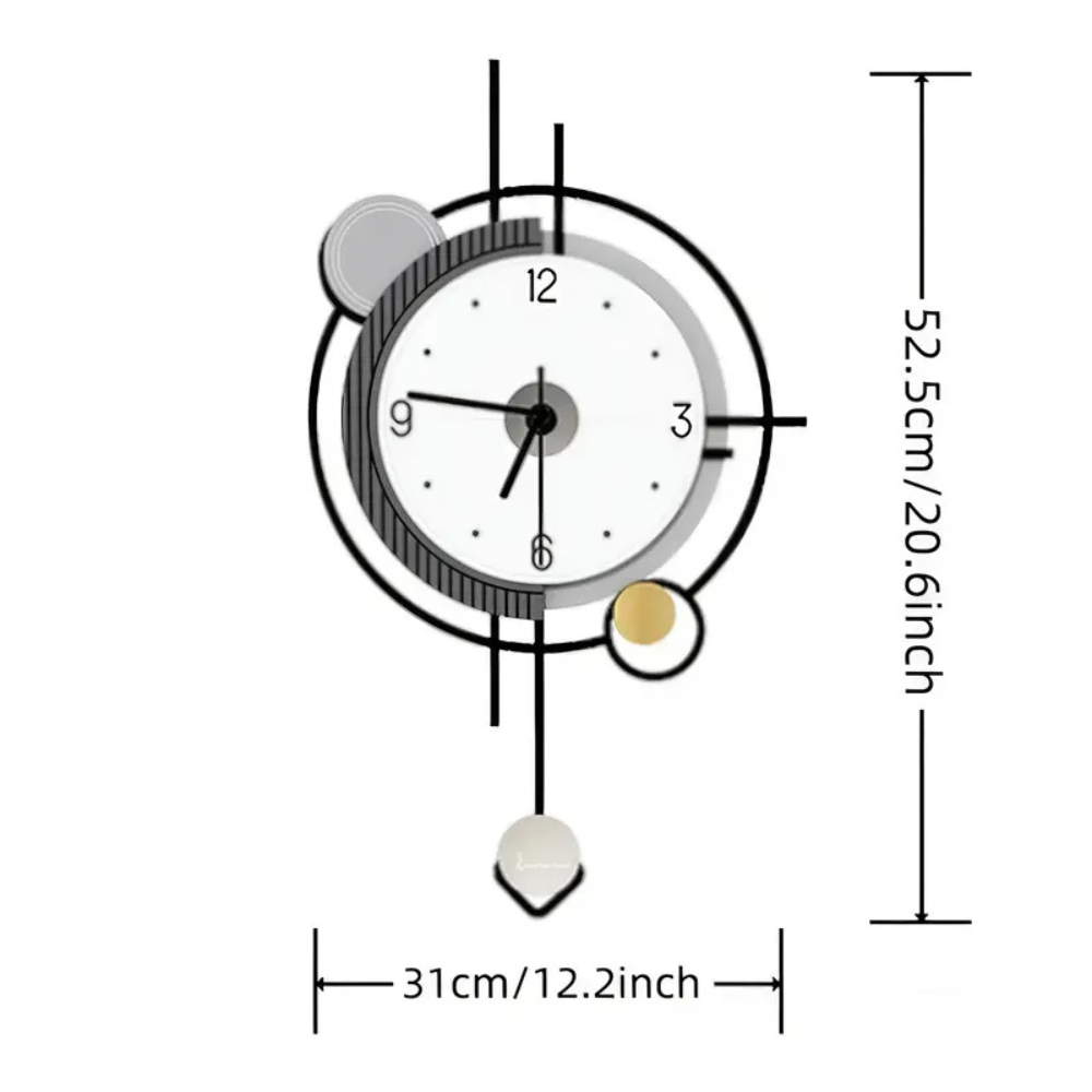 Modern Simple Atmosphere Wall Clock