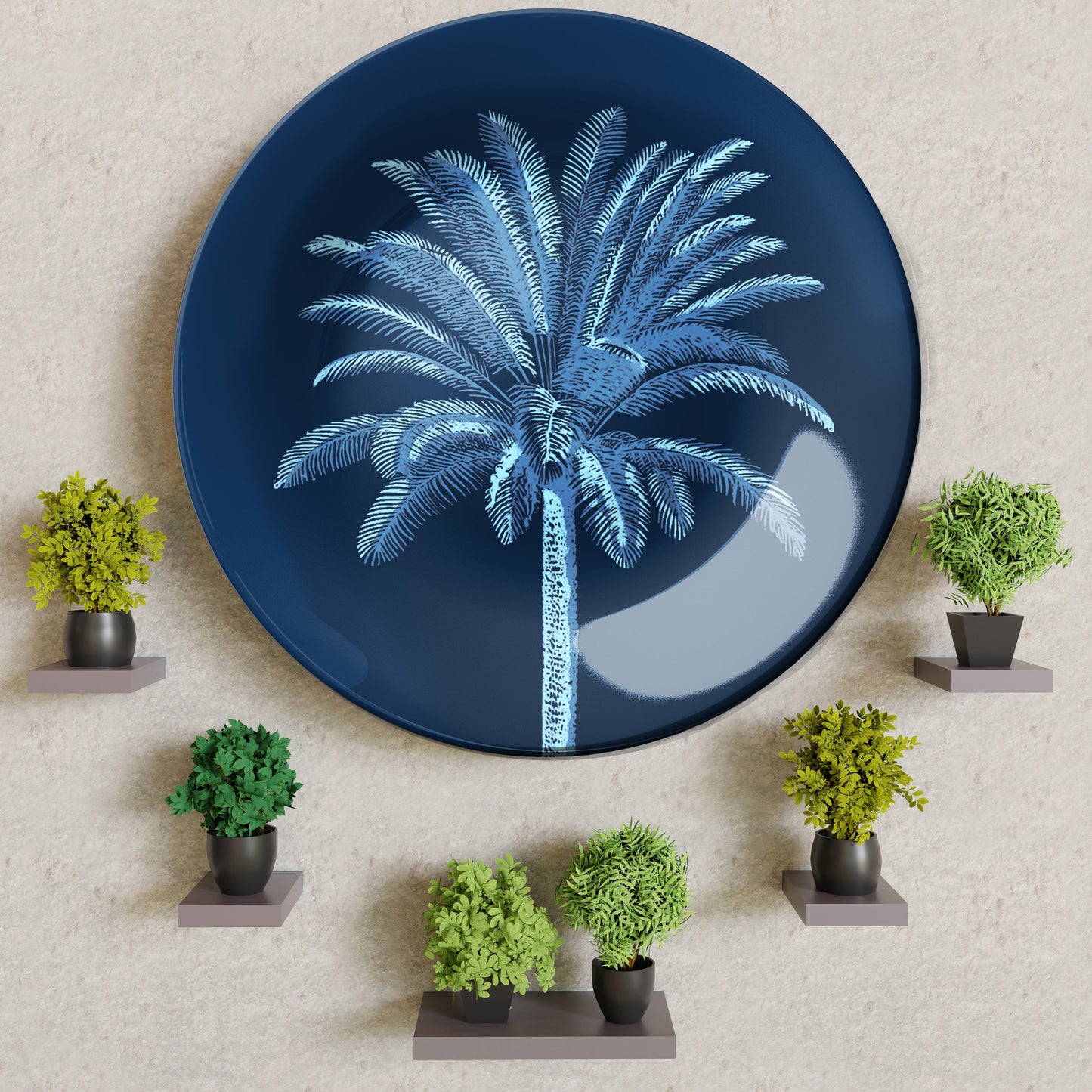 Tropical Grace Decorative Ceramic Wall Plate