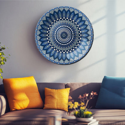 Symmetry Bloom Decorative Ceramic Wall Plate