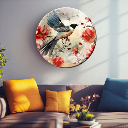 Humming Wings Decorative Ceramic Wall Plate