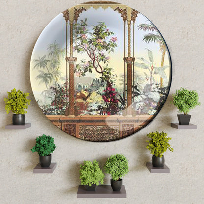 Tranquil Archway Decorative Ceramic Wall Plate