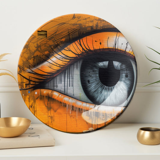 Artistic Gaze Decorative Ceramic Wall Plate