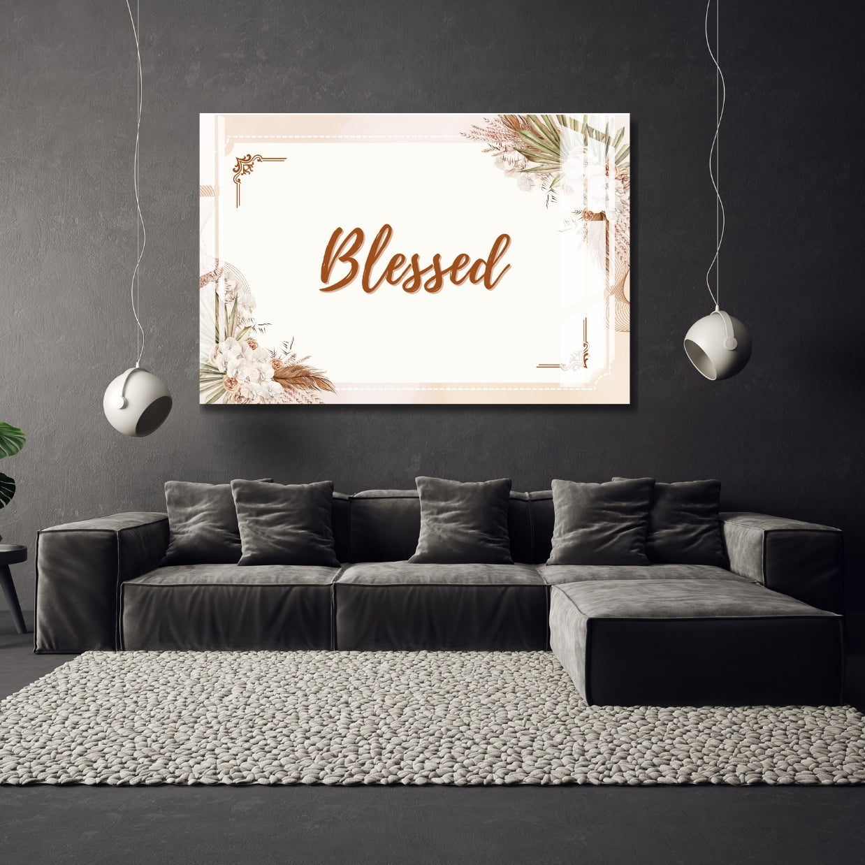 Blessed Home Décor Metal Print With or Without Frame Wall Art
