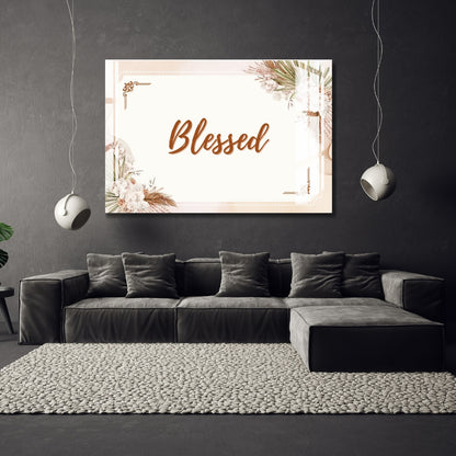 Blessed Home Décor Metal Print With or Without Frame Wall Art