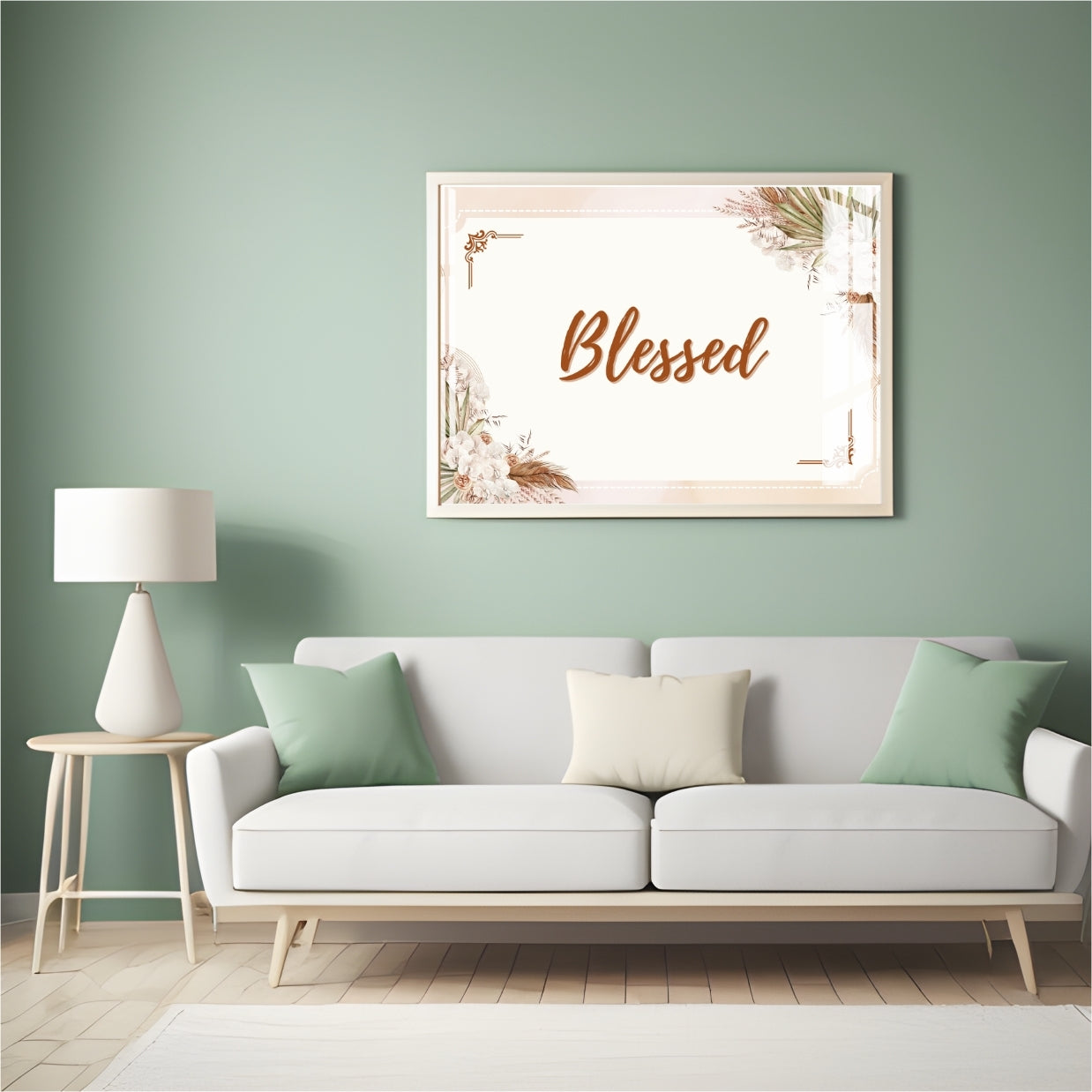 Blessed Home Décor Metal Print With or Without Frame Wall Art