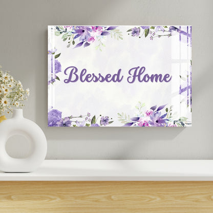 Blessed Home Wall Hanging Décor Metal Print With or Without Frame Wall Art