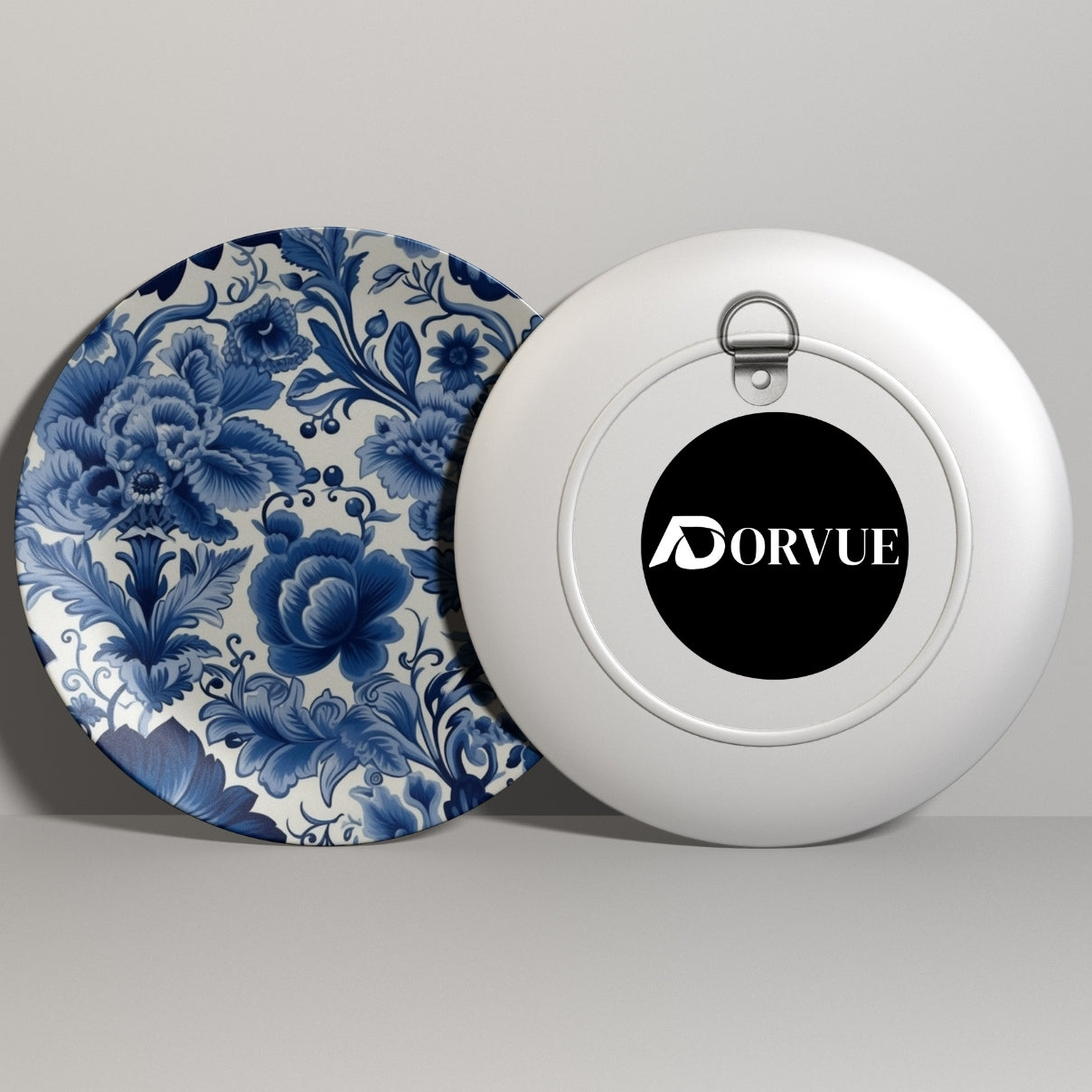 Blue Floral Wall Art Decorative Wall Plate