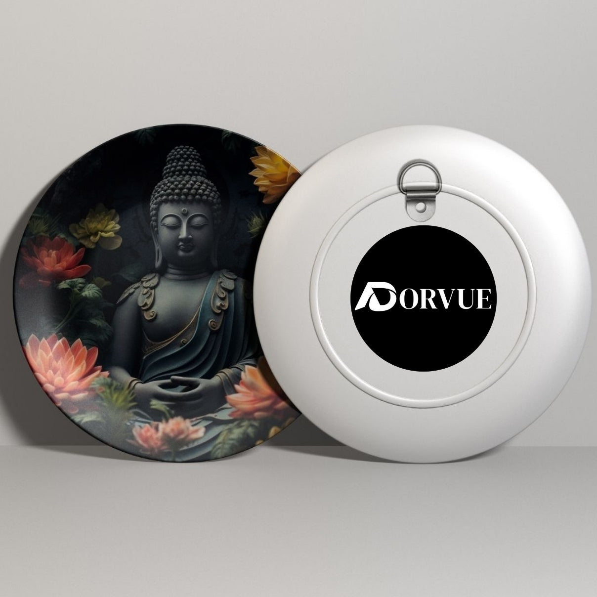 Buddha Meditating In Water Decorative Wall Plate