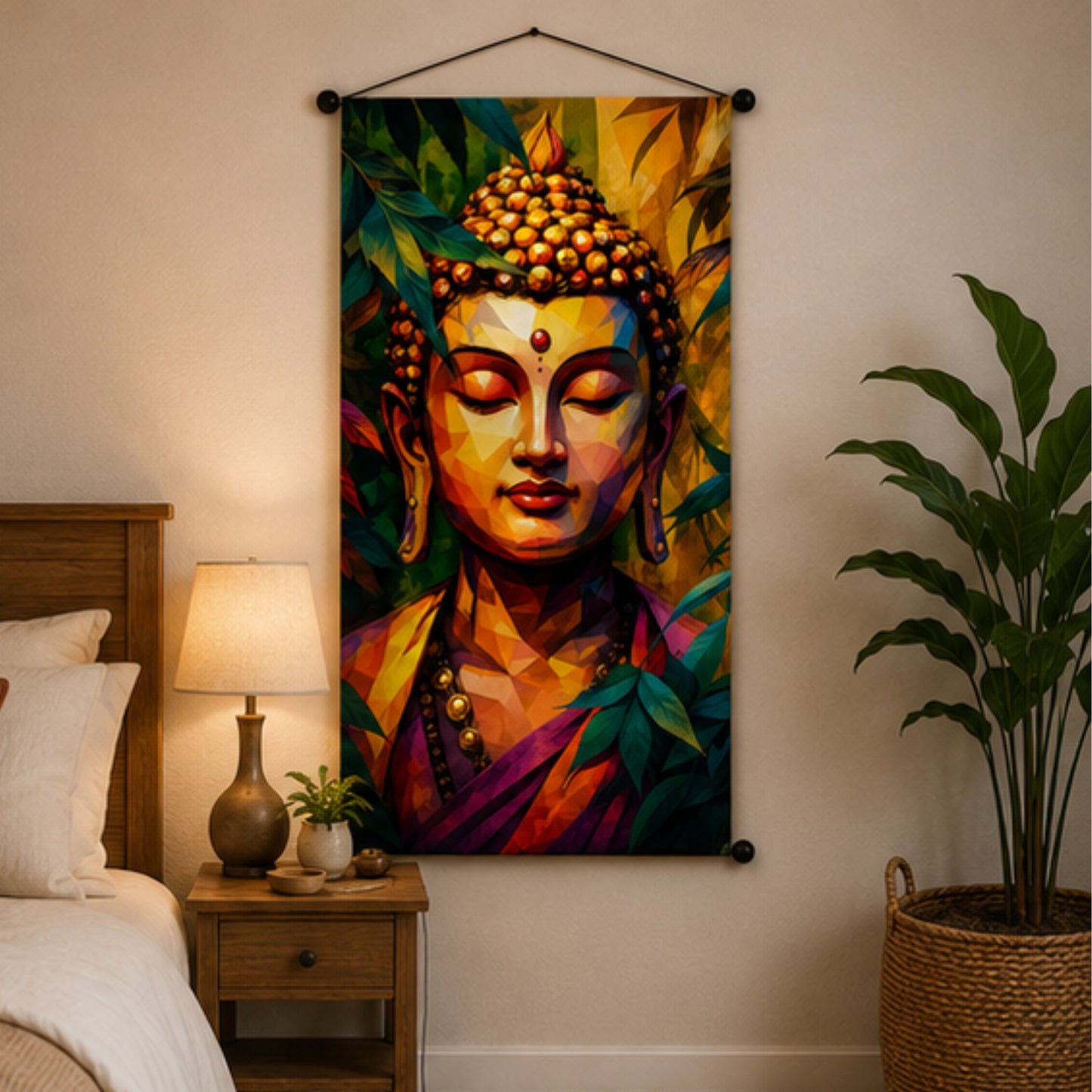 Buddha Wall Hanging Tapestry for Living Room & Bedroom