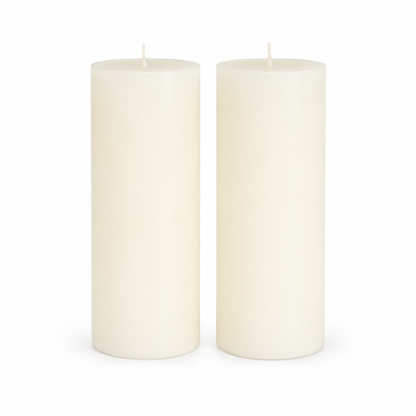 90% Soy 10% Paraffin Handmade Pillar Candle 5x2 Inches Set of 2