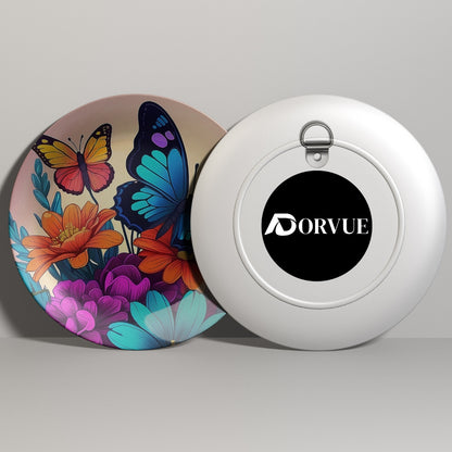 Colourful Butterfly Wall Painting Decorative Wall Plate