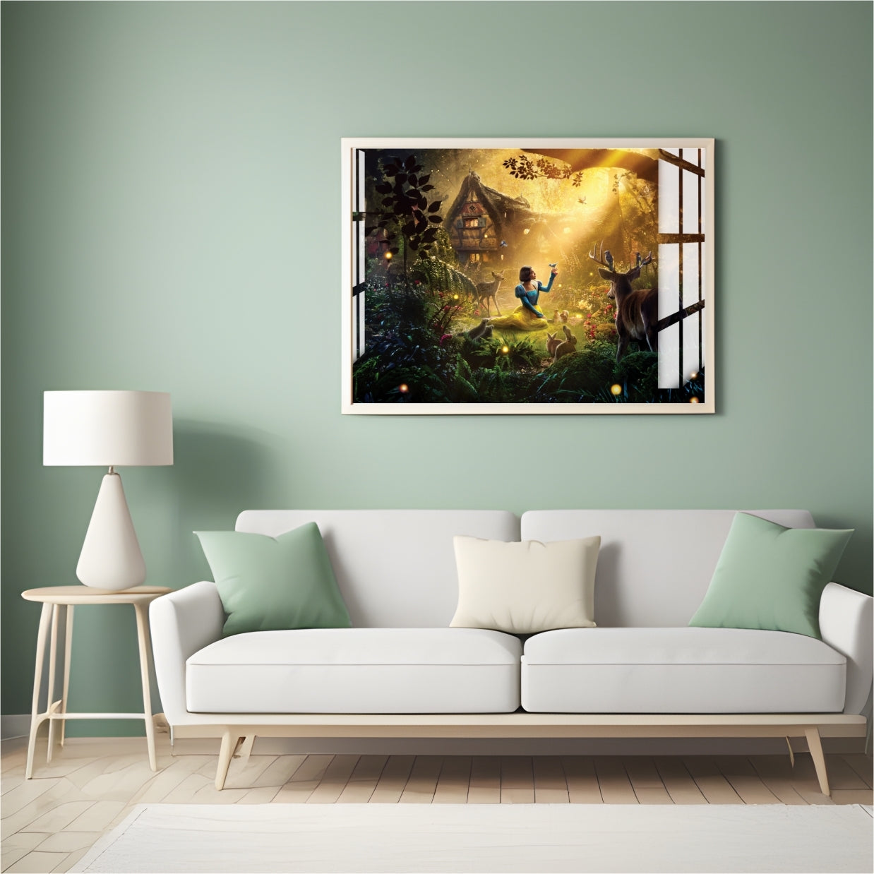 Enchanted Forest Tale Metal Print With or Without Frame Wall Art