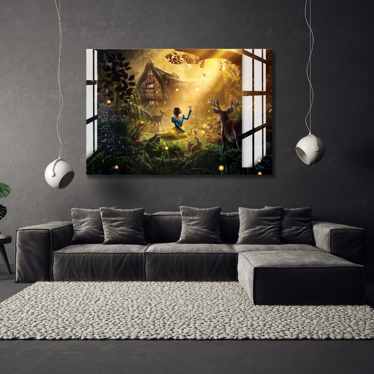 Enchanted Forest Tale Metal Print With or Without Frame Wall Art