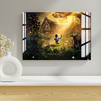 Enchanted Forest Tale Metal Print With or Without Frame Wall Art