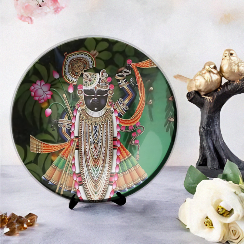 Shrinath Ji Decorative Wall Plate Home Décor