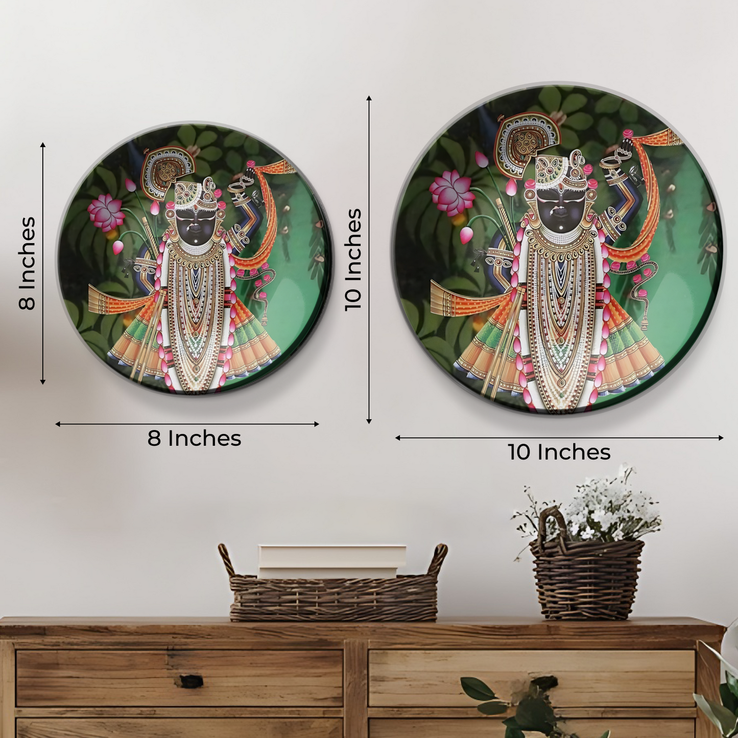 Shrinath Ji Decorative Wall Plate Home Décor