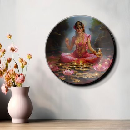 Maa Laxmi Ji Decorative Wall Plate Vastu Home Décor