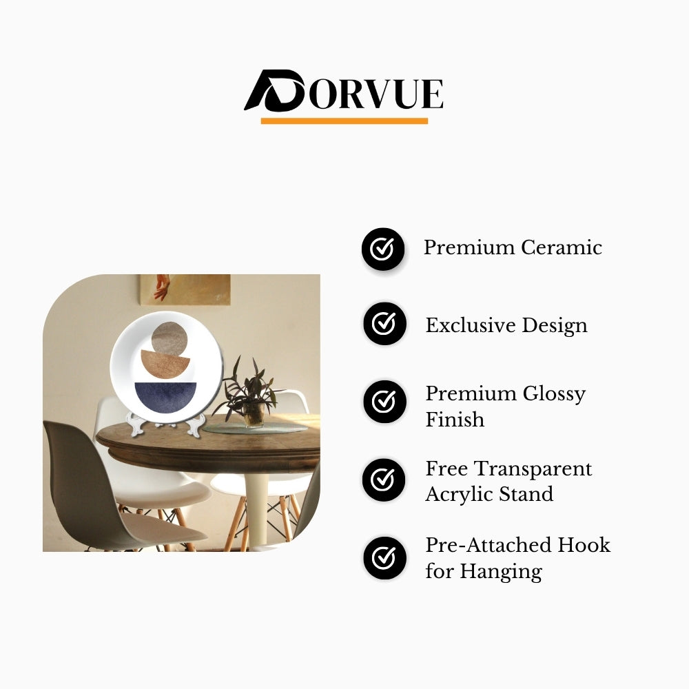 Balancing Stone Ceramic Boho Home Decorative Wall Plate