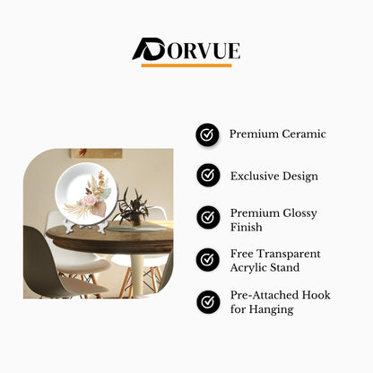 Bohemian Bouquet Decorative Wall Plate